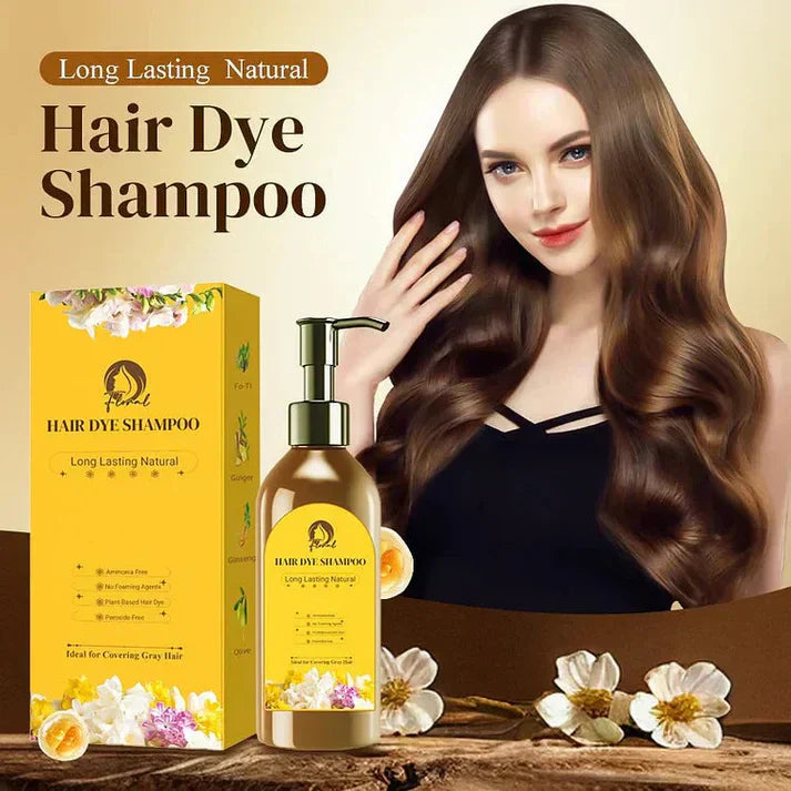 Japanese Long Lasting Natural Hair Dye Shampoo ( Buy 1 Get 1 Free )