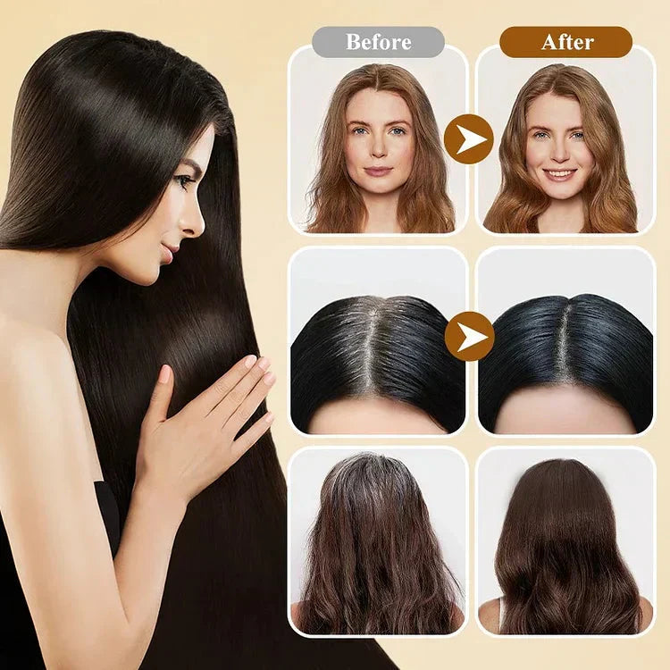 Japanese Long Lasting Natural Hair Dye Shampoo ( Buy 1 Get 1 Free )
